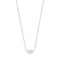 Silver Sparkle Emblem Chain Necklace